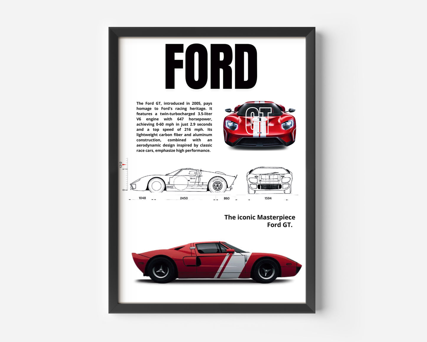 Ford GT Poster