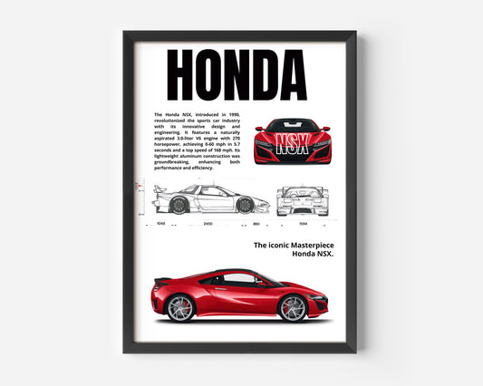 Honda NSX Poster