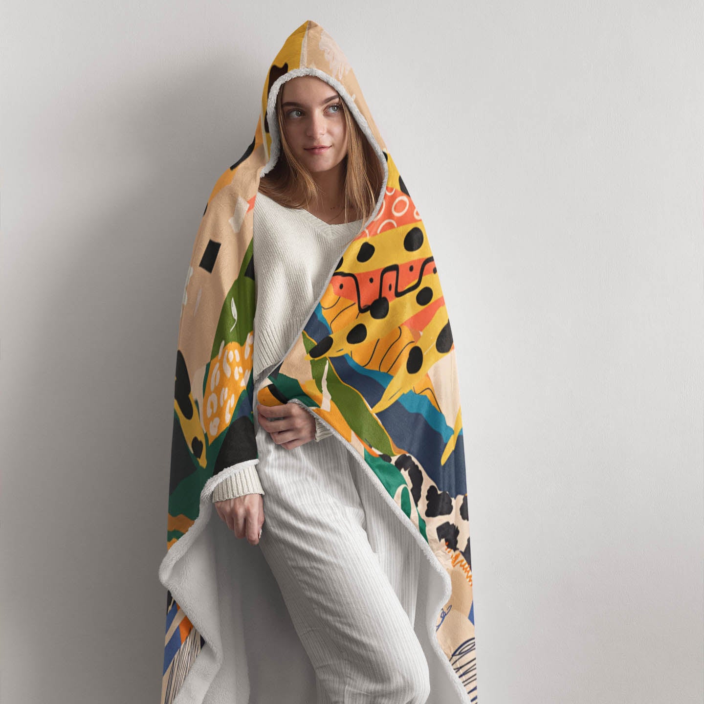 African Hooded blanket