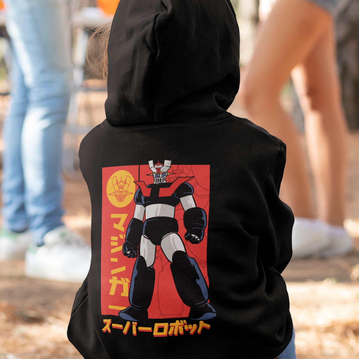 Mazinger z stand Kids Regular Hoodie