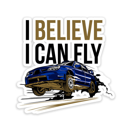 I Believe I can fly Sticker