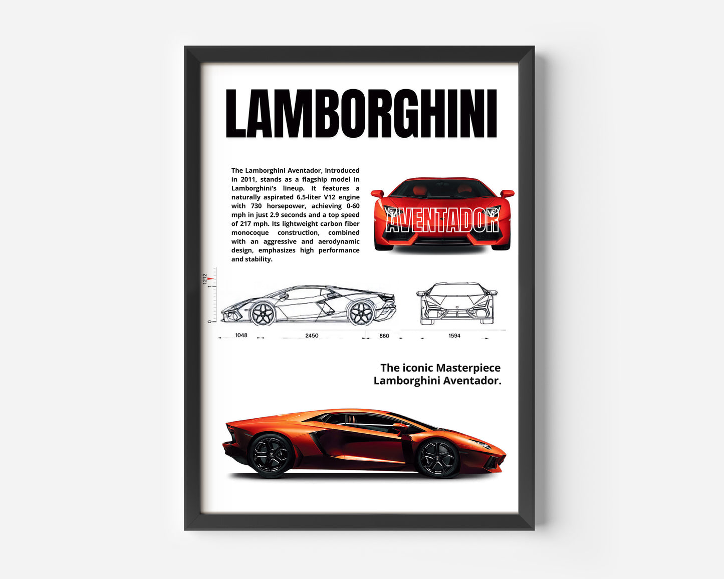 Lamborghini Aventador Poster