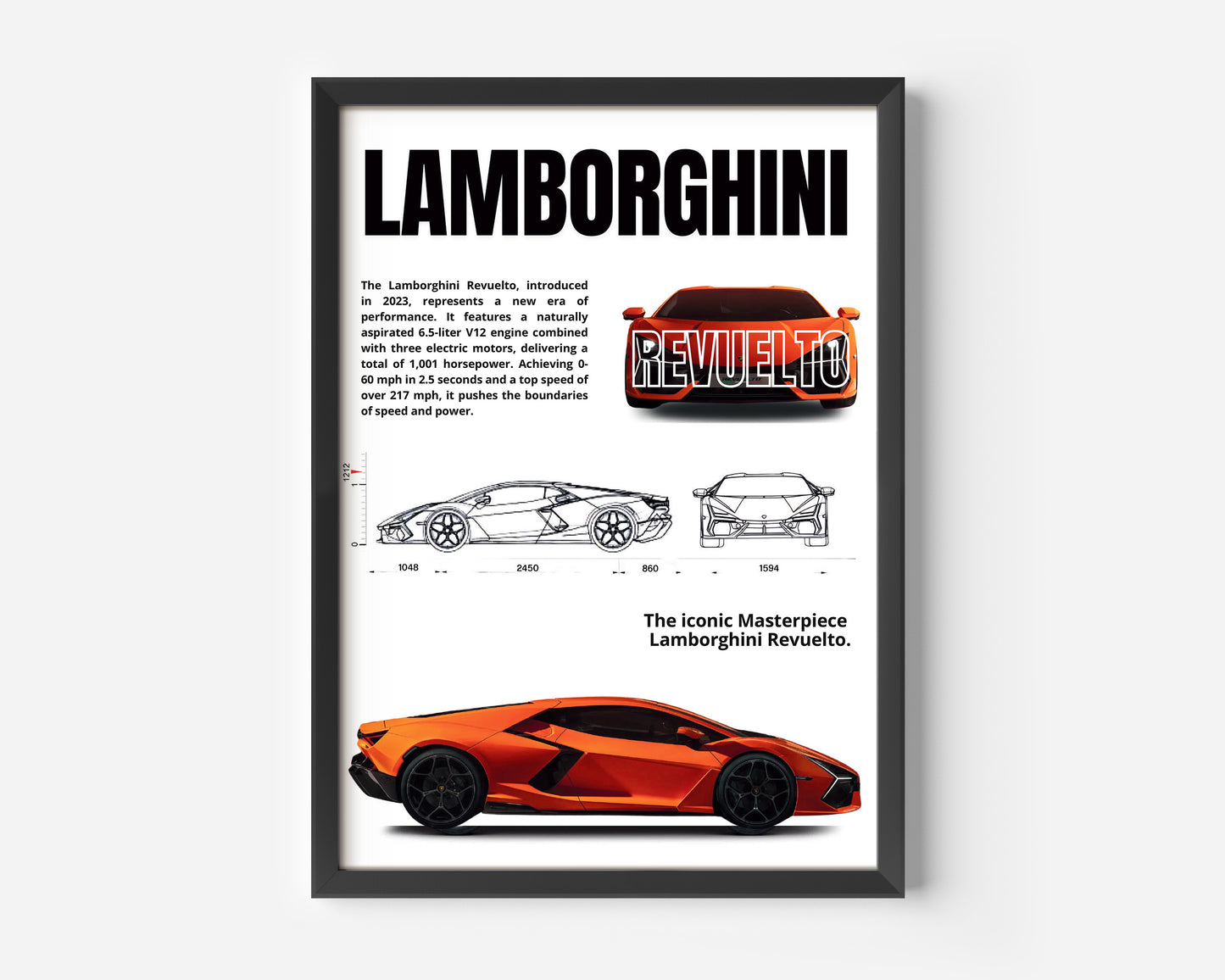 Lamborghini Revuelta Poster