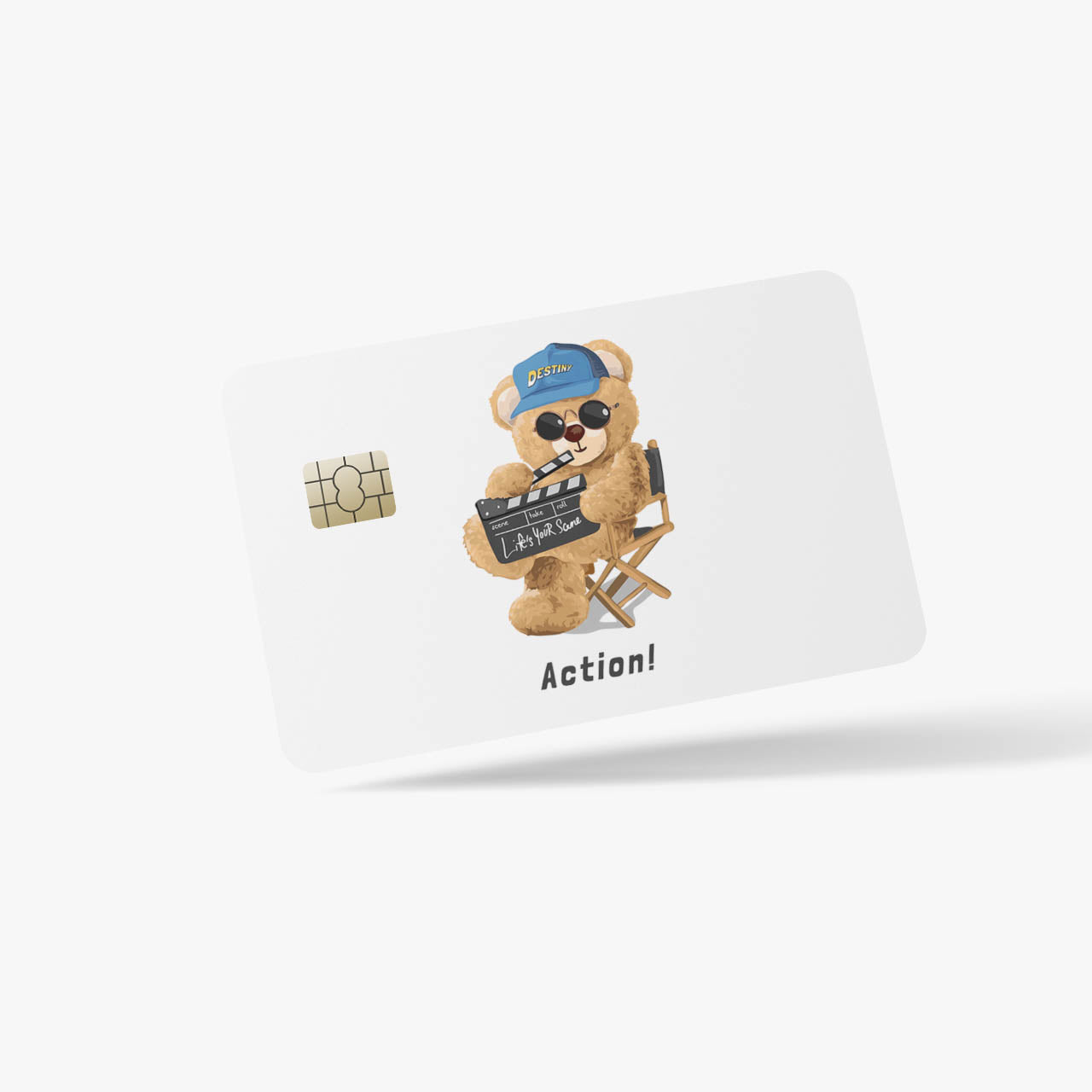 Action Bear Credit Card Sticker