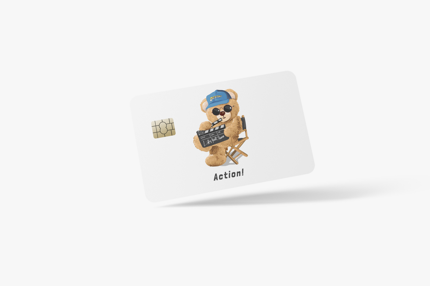 Action Bear Credit Card Sticker