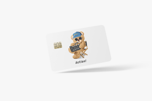 Action Bear Credit Card Sticker