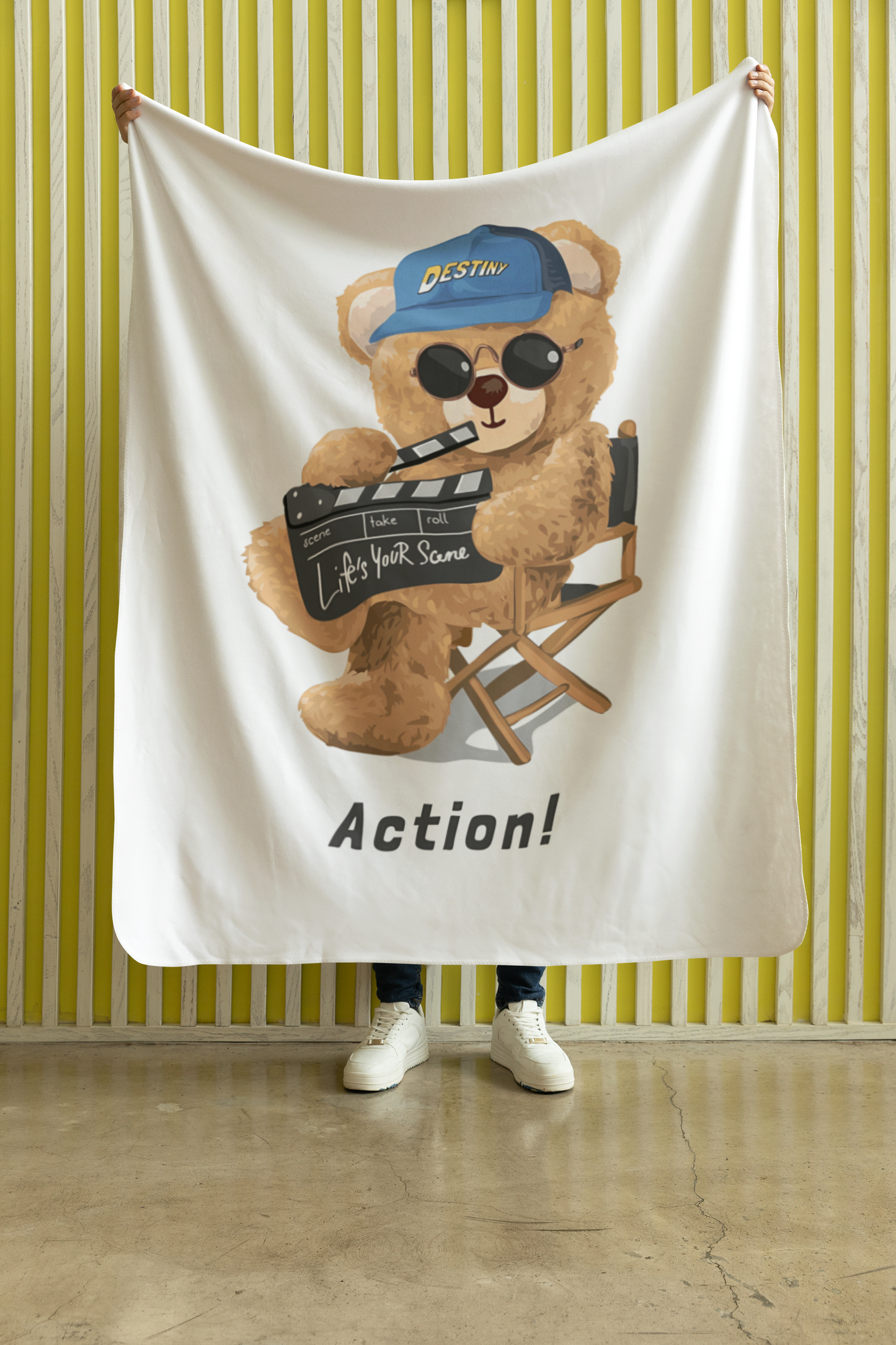 Action Bear Blanket