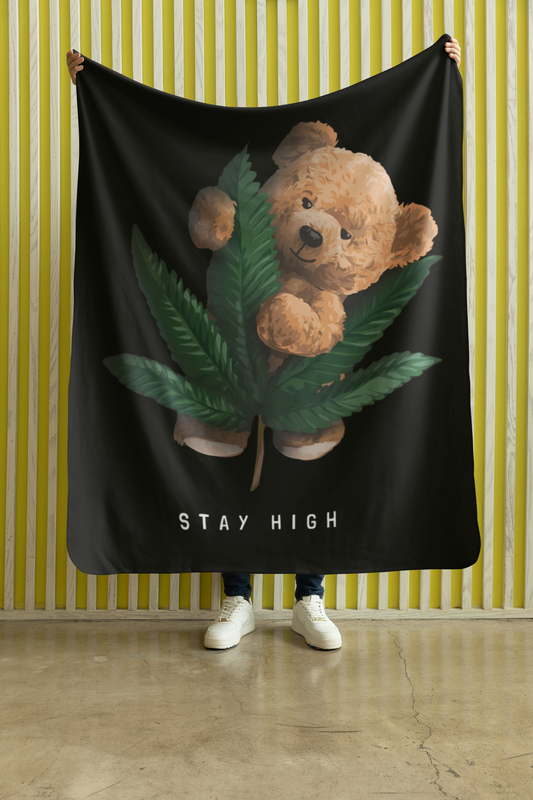 Stay High Bear Blanket