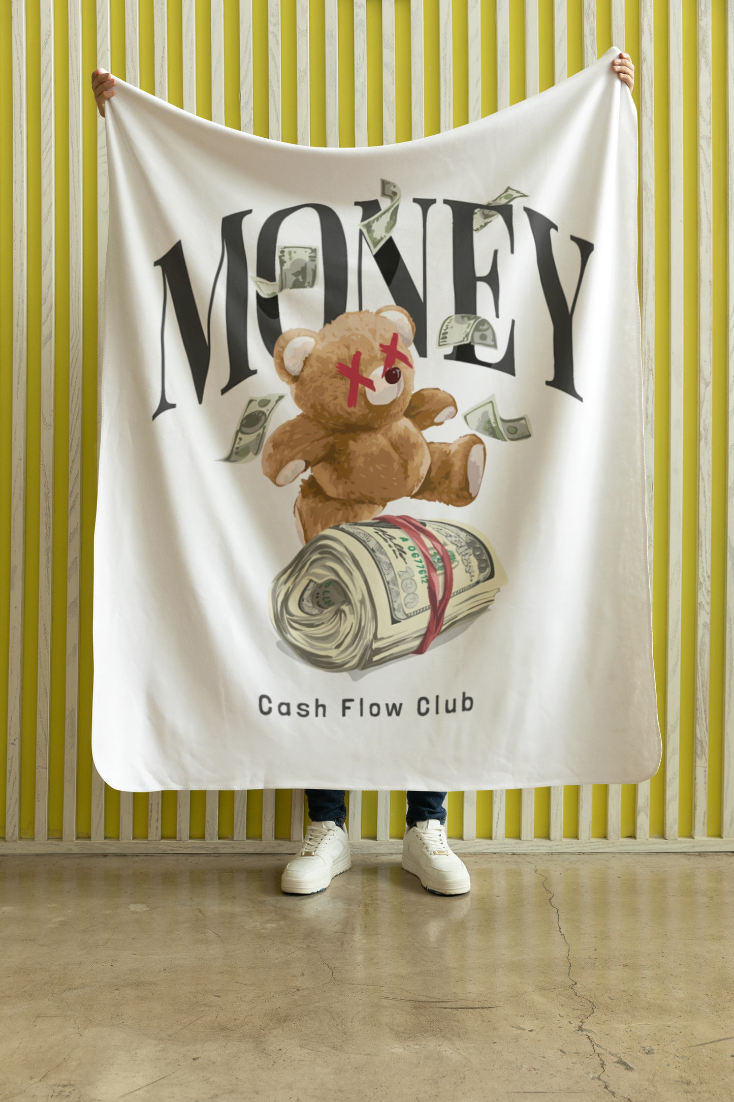 Money Bear Blanket