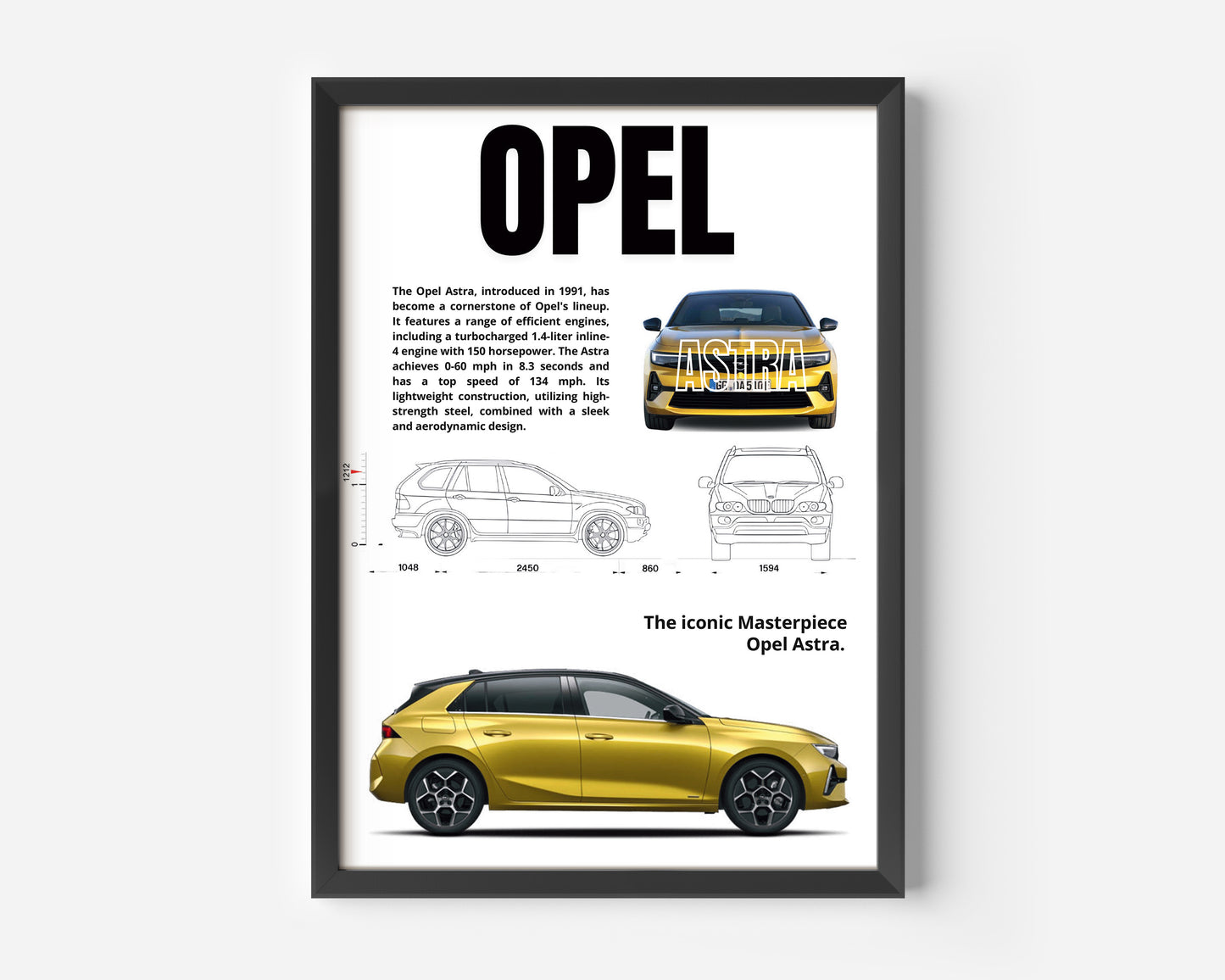 Opel Astra Poster