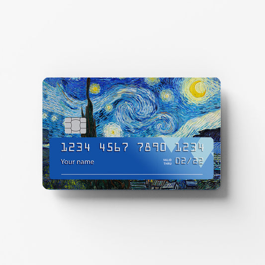 The Starry Night Credit Card Sticker