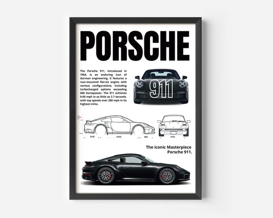 Porsche 911 Poster