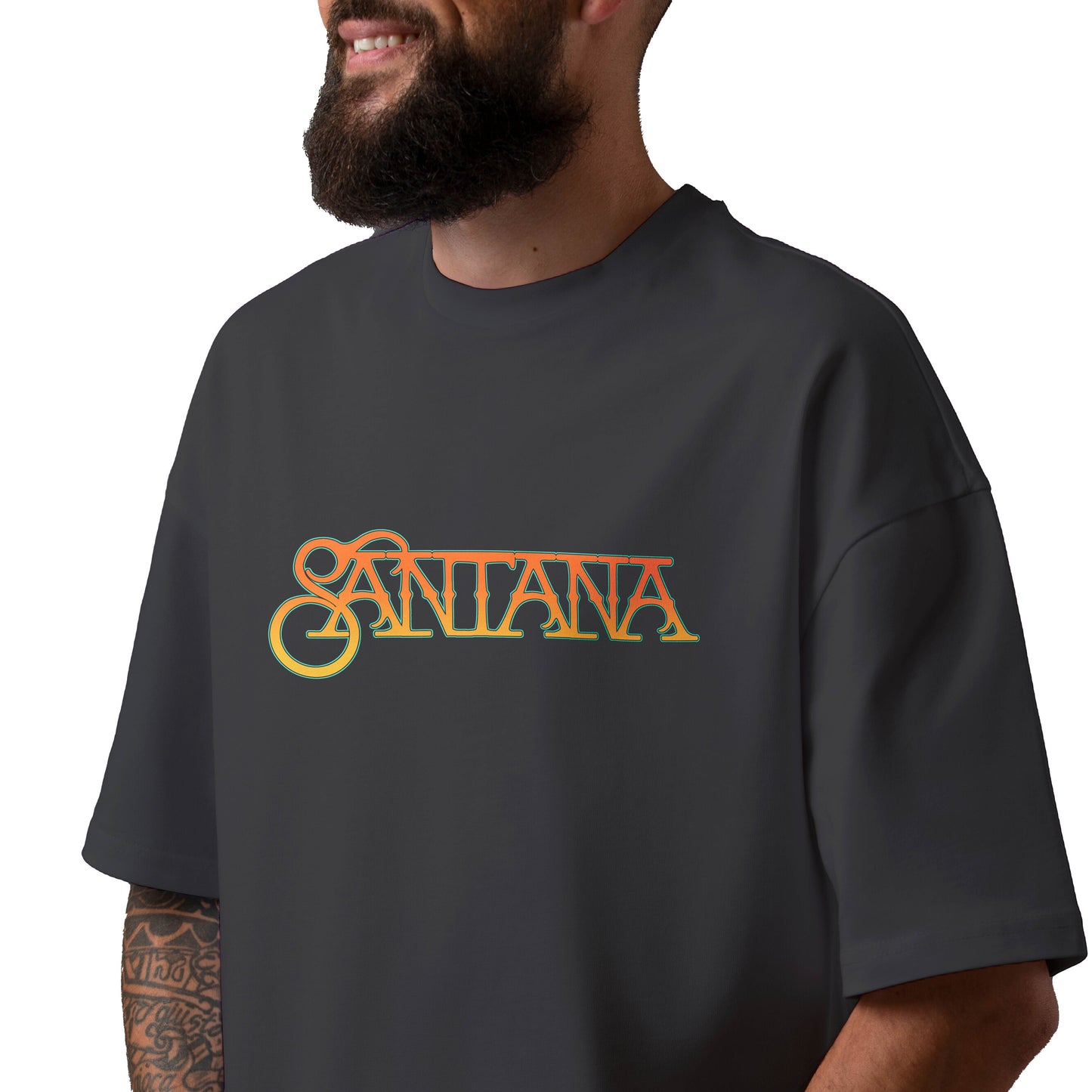 Santana Oversized Tee's Black