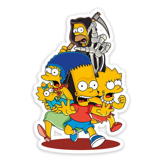 Simpsons Scary Sticker