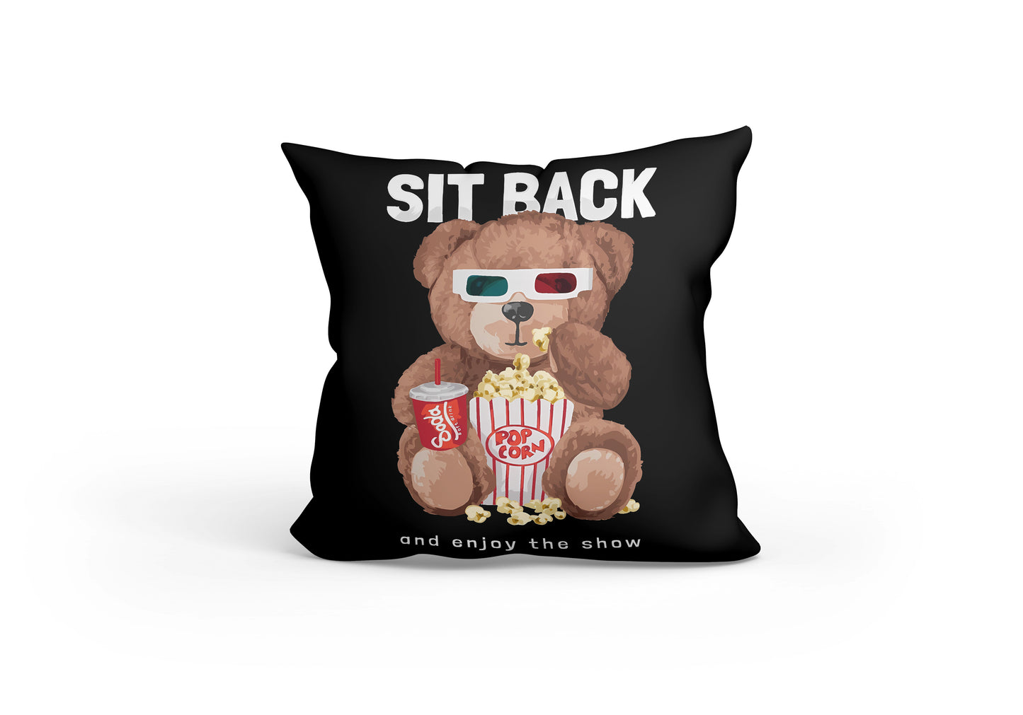 Sit Back Bear Cushion