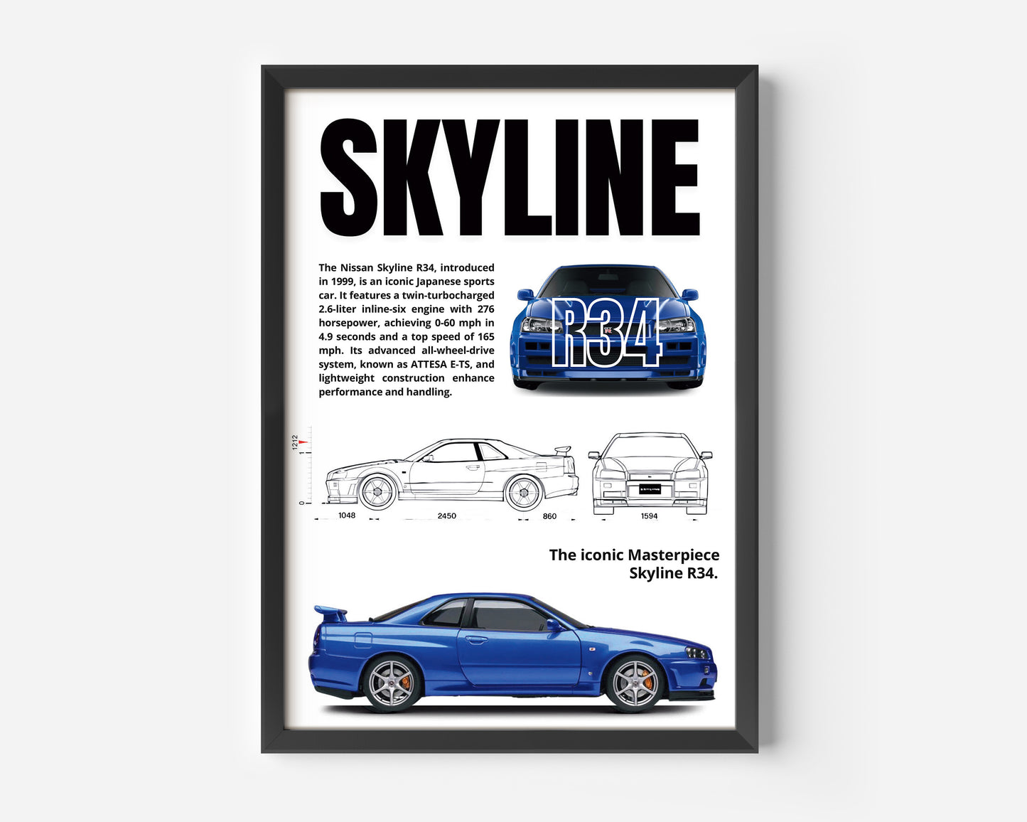 Nissan Skyline Poster