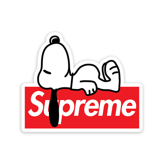 Snoopy Supreme Sticker