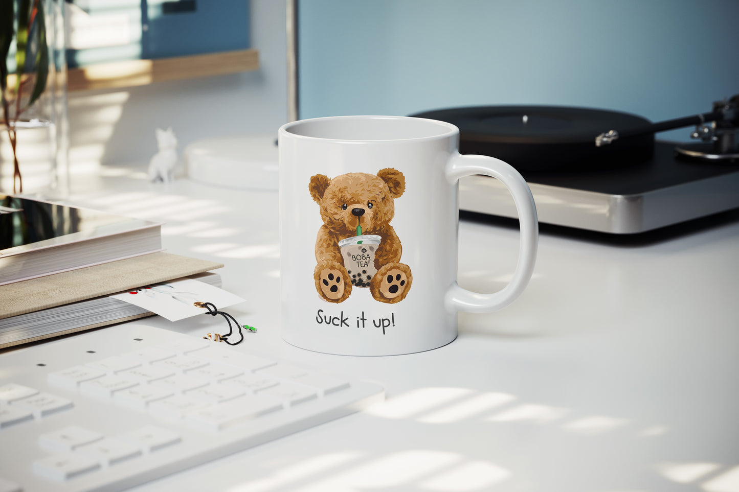 suck it up Bear Mug