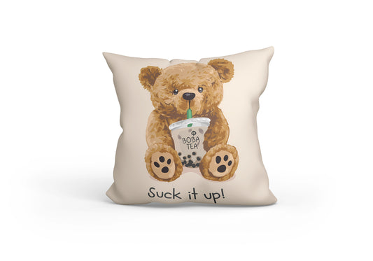 Suck it up Bear Cushion