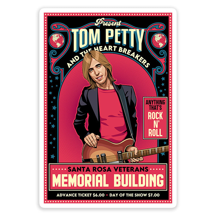 Tom Petty Sticker