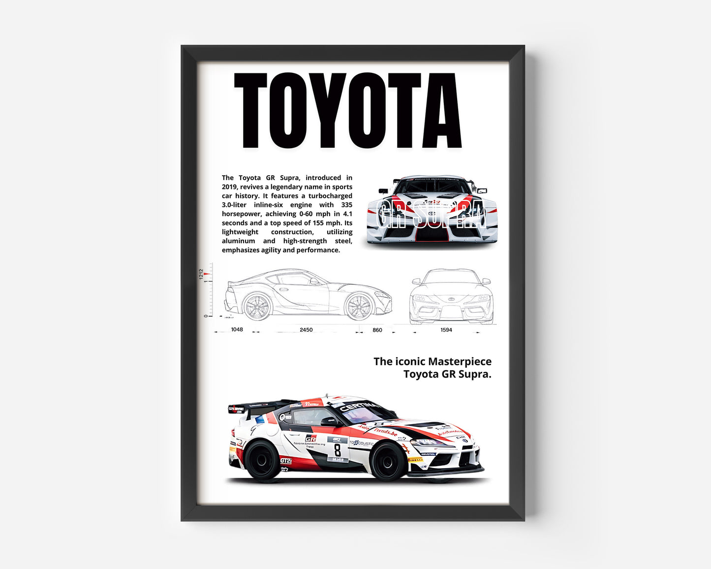 Toyota GR Supra Poster