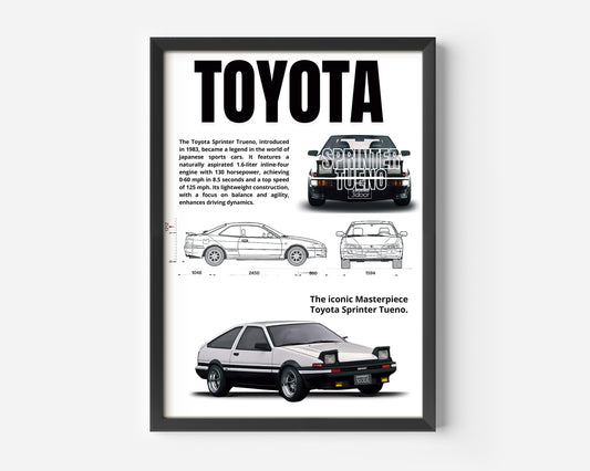 Toyota Sprinter Trueno Poster