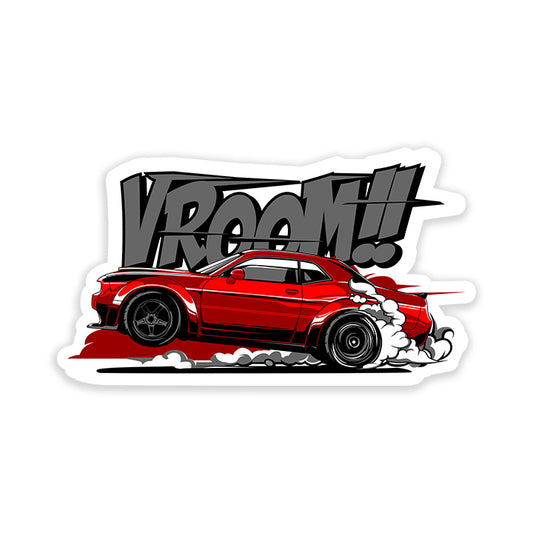 Vroom!! Sticker