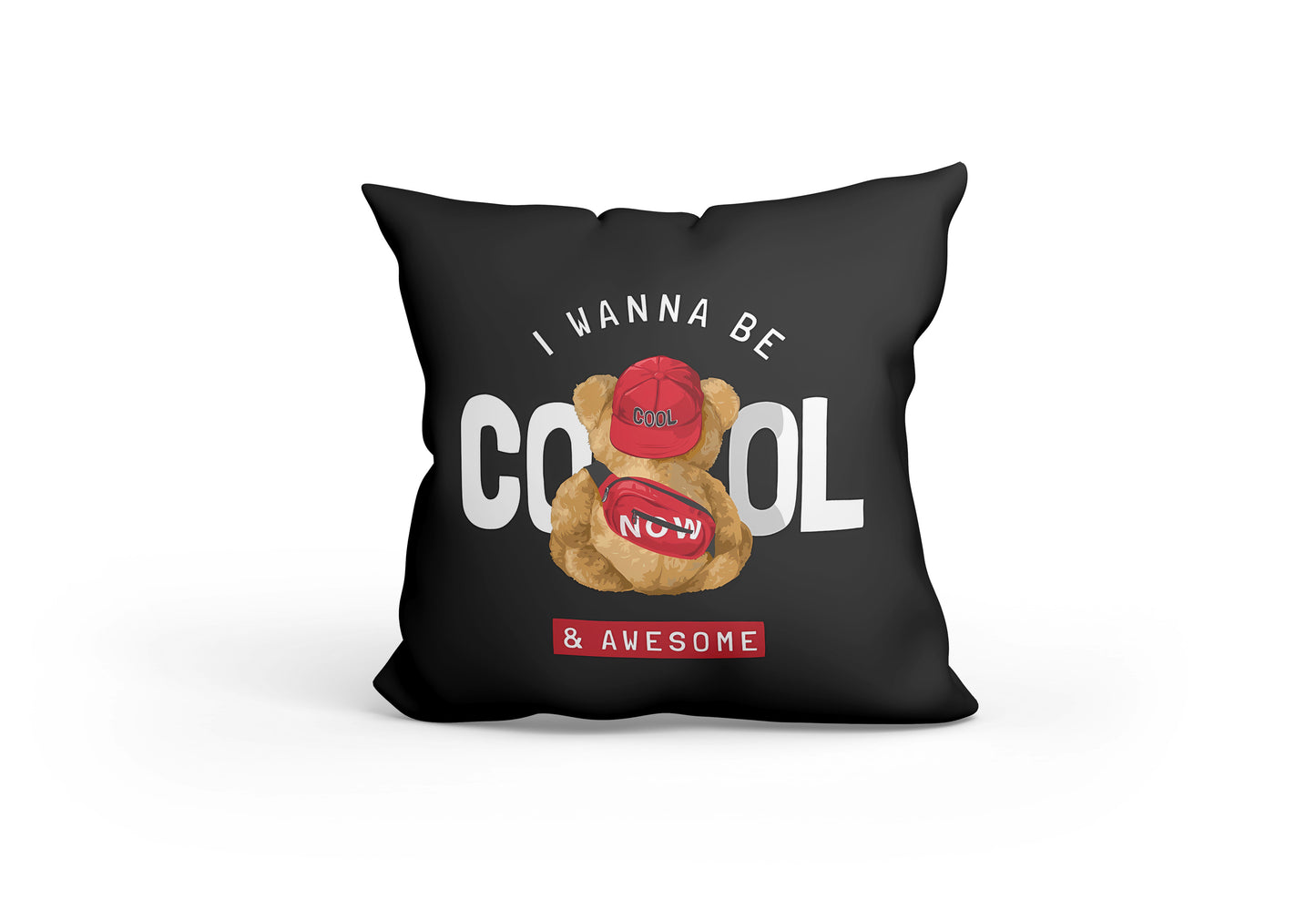 Wanna Be Cool Bear Cushion