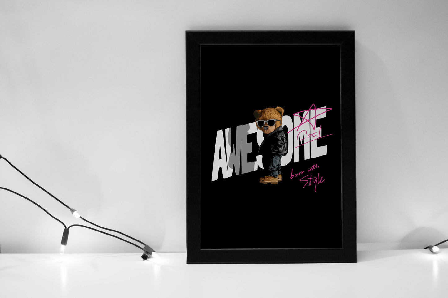 Awesome Bear Poster