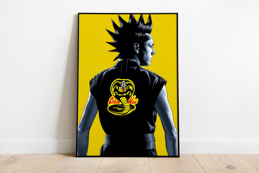 Cobra Kai Hawk Poster