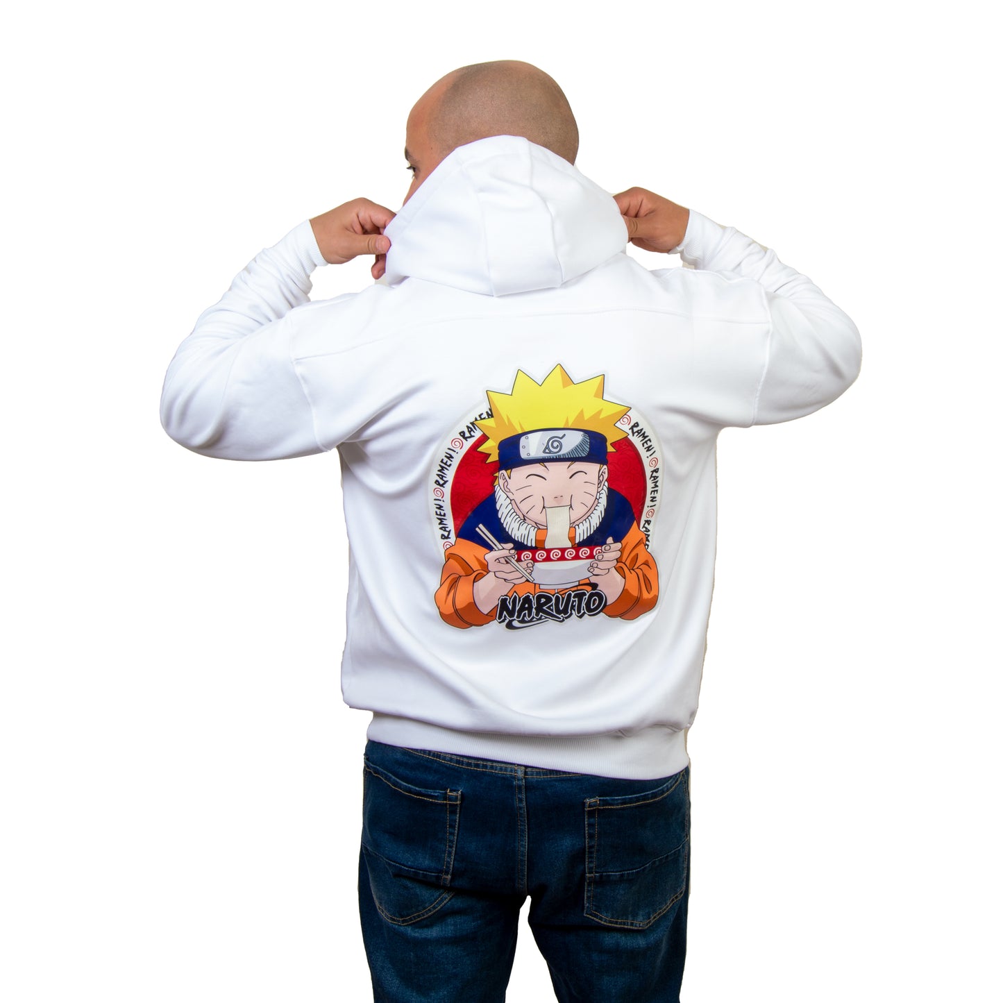 Naruto White Hoodie oversize