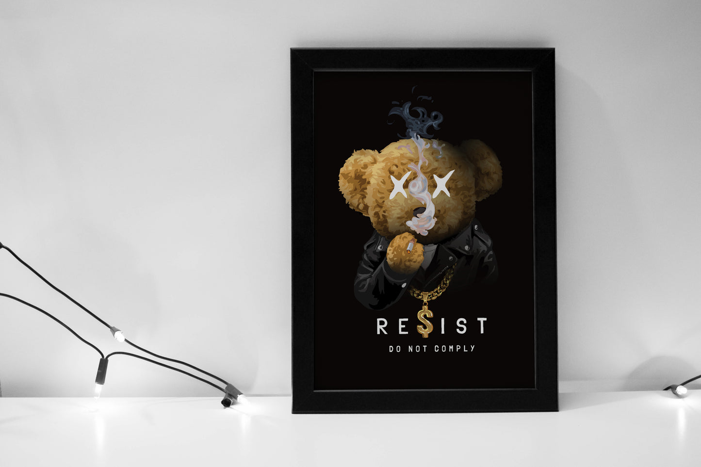 Resist Bear Poster