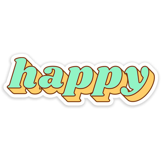 Happy Sticker