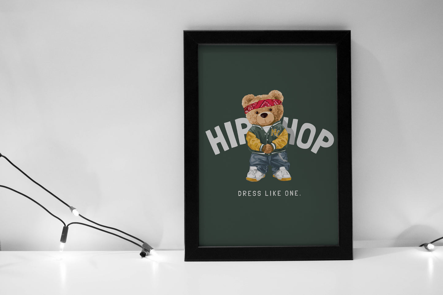 Hip-Hop Bear Poster