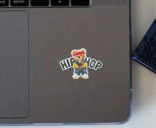 Hip Hop Bear Sticker