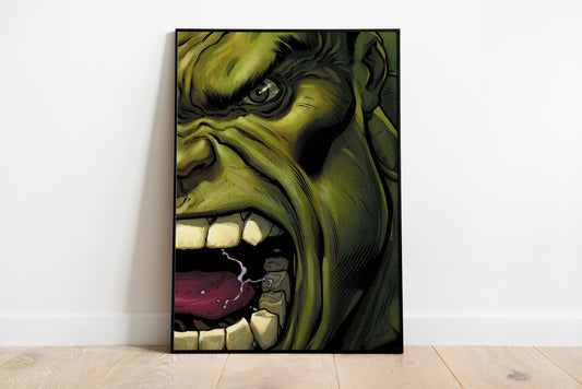 Hulk Face Poster