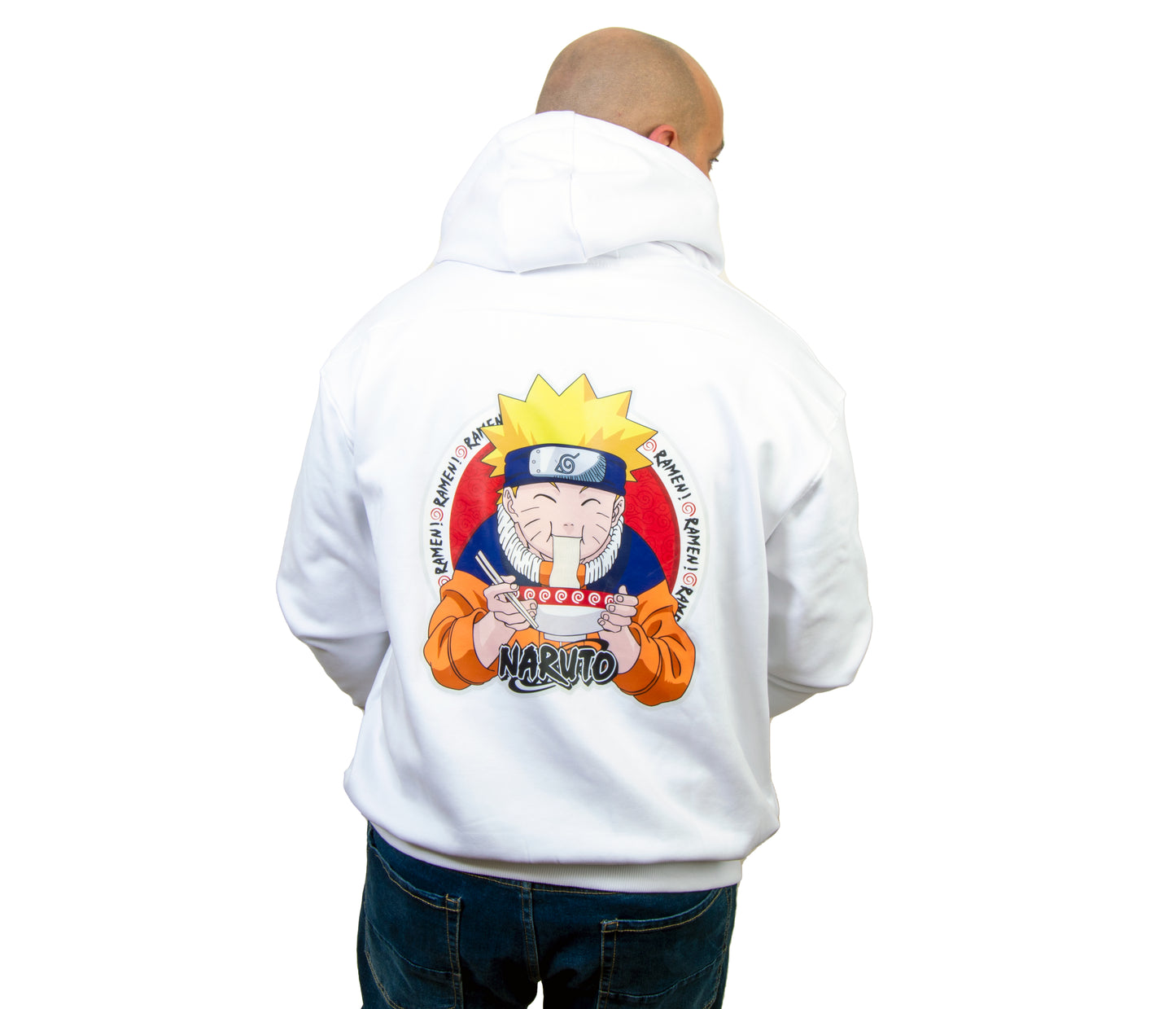 Naruto White Hoodie oversize