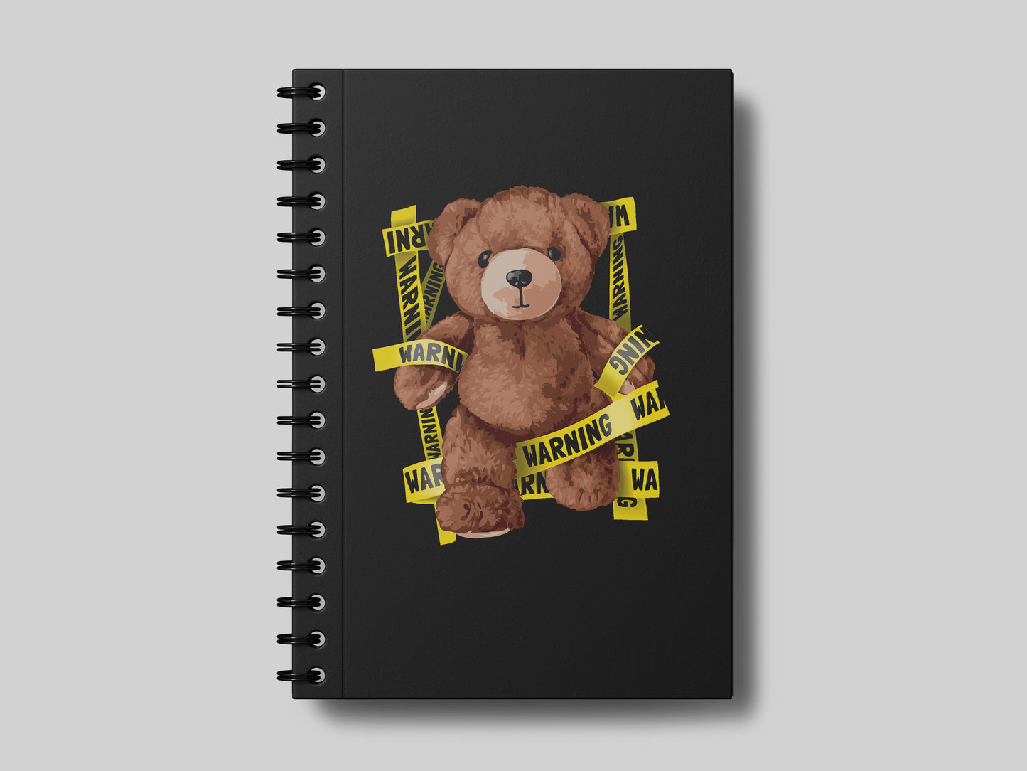 Warning Bear Notebook