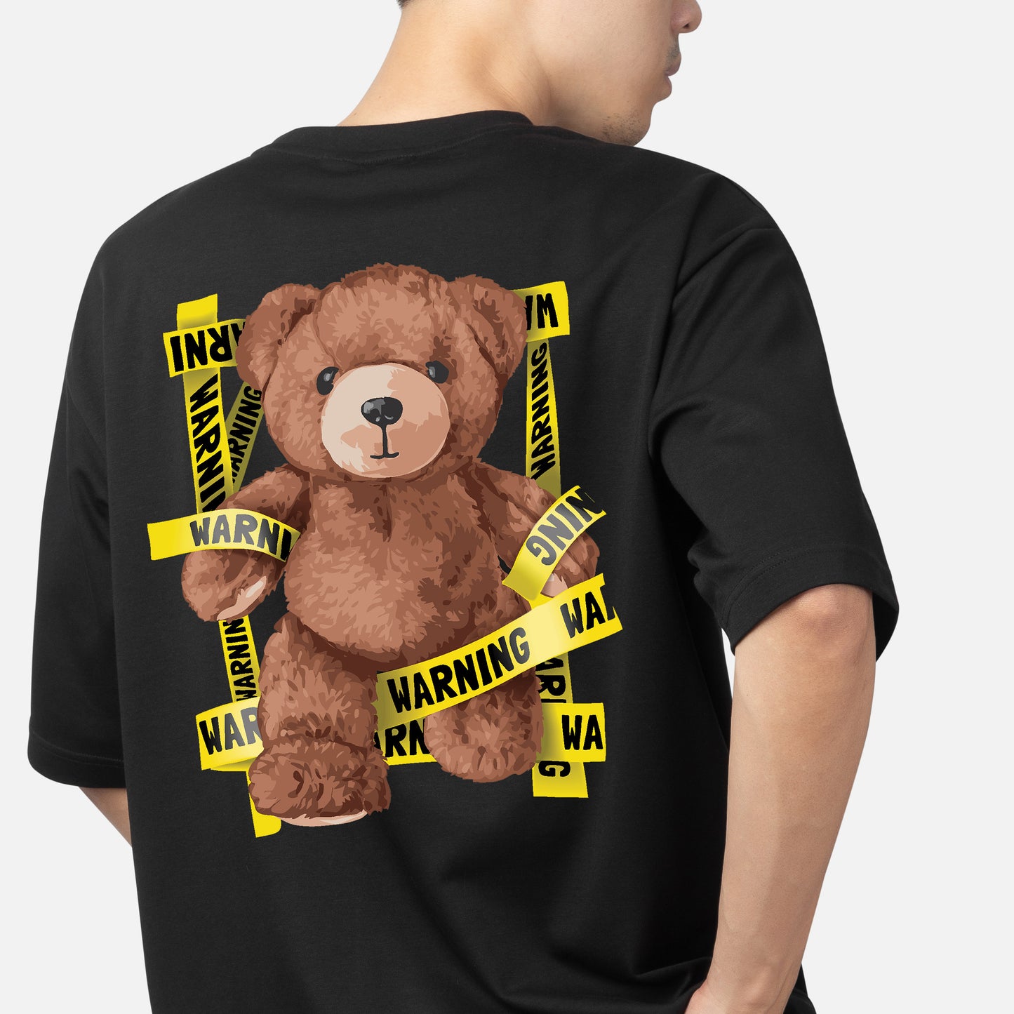 Warning Bear Oversized Tee's